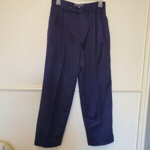 Polo Sport Ralph Lauren Dress Pants Women's Size 8 Navy Blue‎ Vintage Made in HK